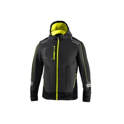 Sparco technická softshell bunda York, farba: sivo-žltá