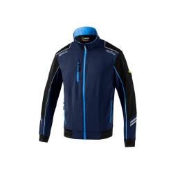 Sparco technická softshell ľahká bunda Austin, farba: modrá-tmavomodrá