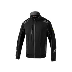 Sparco technická softshell ľahká bunda Austin, farba: čierno-sivá