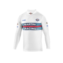 Sparco Tričko s dlhým rukávom Martini Racing, farba: biela