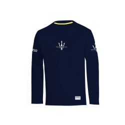 Sparco tričko s dlhým rukávom Maserati, farba modrá