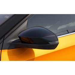 Škoda Fabia dekoratívne kryty zrkadiel čierna perlet F9R Monte Carlo