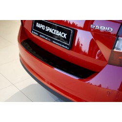 Škoda Rapid SpaceBack - ochranný panel zadného nárazníka GLOSSY BLACK - VV