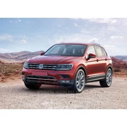 VW Tiguan II 2016+ NEREZ chrom lišta predného nárazníka