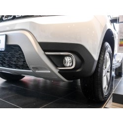 Dacia Duster 18-  -  NEREZ chrom rámčeky predných hmloviek