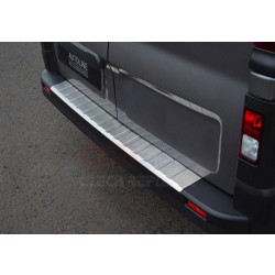 Opel Vivaro 01-14 NEREZ ochranný panel zadného nárazníka RS6 BRUSHED