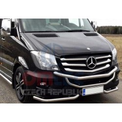 MB Sprinter W906 Facelift 2013+ NEREZ chrom lišty prednej masky