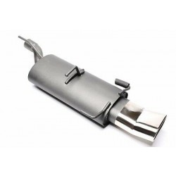 TA Technix športový výfuk - Opel Astra F hatchback 3 / 5dver. (91-98), 1x 70x140 mm DTM oválna zahnutá nerezová koncovka s obrubou