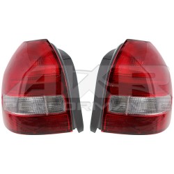 Honda Civic 3dv. 96-01 - zadné svetlá červeno biela JDM / facelift