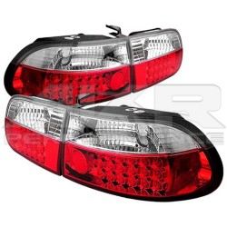 Honda Civic 3dv. 92-96 - zadné LED svetlá červeno biela