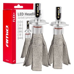LED žiarovky pre hlavné svietenie FLEX+ H4/H19 6000K 12V 24V Canbus