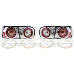 Honda Civic 2 / 4dv. 92-96 - zadné LED svetlá chrom