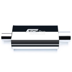 Tlmič výfuku oválny 350mm vstup/výstup 76mm/76mm