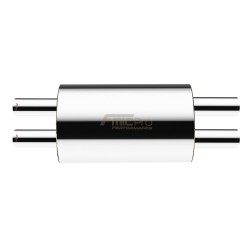 Tlmič výfuku oválny 425mm vstup/výstup 57mm/76mm