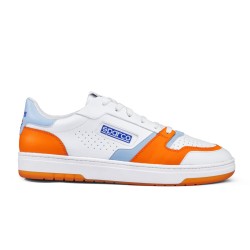 Voľnočasové topánky Sparco S-Urban Gulf, farba: bílo-oranžová