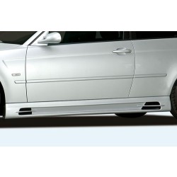 BMW E46 Compact - Sada bočných prahov s prelisom a otvormi vysoký
