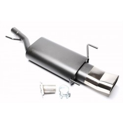 TA Technix športový výfuk - Opel Astra G hatchback 3 / 5dver. (98-05), 1x 70x140 mm DTM oválna zahnutá nerezová koncovka s obrubou