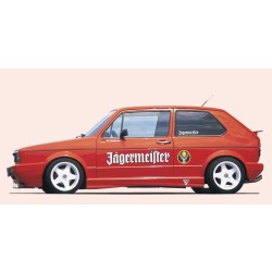 Rieger bočný prah mont. strana pravá pro Volkswagen Golf 1 kabriolet, plast ABS bez povrchovej úpravy