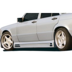 Rieger bočný prah mont. strana ľavá pro Mercedes 190 W201 sedan, plast ABS bez povrchovej úpravy, s prolisem, s prolisem a dvěma výřezy, r.v. 1989-