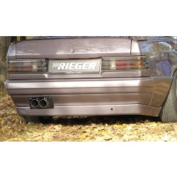 Rieger spojler pod zadný nárazník pre Mercedes 190 W201 sedan, plast ABS bez povrchovej úpravy, bez alu mřízky, bez výřezu pro koncovku