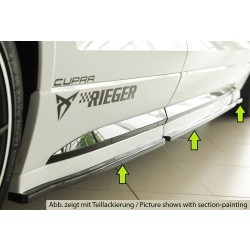Rieger spoiler pod bočný prah (3 dílný) mont. strana pravá pro Seat Ateca Cupra 5FP, r.v. 09/18-07/20, plast ABS bez povrchovej úpravy