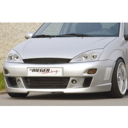 Rieger kompletný predný nárazník pro Ford Focus 1 3-dver., 5-dver., plast ABS bez povrchovej úpravy, s rebrovaním, s výřezem pro blinkry
