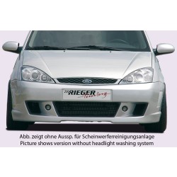 Rieger kompletný predný nárazník pro Ford Focus 1 3-dver., 5-dver., plast ABS bez povrchovej úpravy, s rebrovaním, pro vozy s ostrekovačmi svetlometov