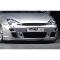 Rieger kompletný predný nárazník pro Ford Focus 1 3-dver., 5-dver., plast ABS bez povrchovej úpravy, s rebrovaním, s výřezy pro blinkry, pro vozy s ostrekovačmi svetlometov