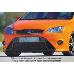 Rieger kompletný predný nárazník pro Ford Focus 2 vr. ST 3-dver., 5-dver. pred faceliftom, plast ABS bez povrchovej úpravy, pro vozy bez ostřikovačů světlometů