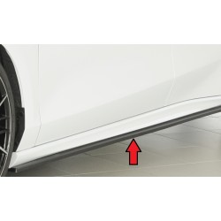 Rieger spoiler pod bočný prah mont. strana ľavá pro Ford Focus 4 DEH, ST 5-dver. (combi), 5-dver. (hatchback), 5-dver. (sedan), r.v. 06/19-, 09/18-, plast ABS bez povrchovej úpravy