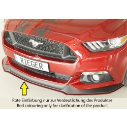 Rieger lipa pod predný nárazník pro Ford Mustang 6 LAE kabriolet, kupé pred faceliftom, 11/14-07/17, plast ABS bez povrchovej úpravy