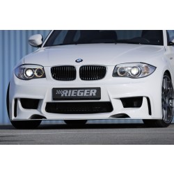 Rieger kompletný predný nárazník pro BMW rad 1 E81, E82, E88, E87 2-dver., 4-dver., kabriolet, kupé, sedan, plast ABS bez povrchovej úpravy