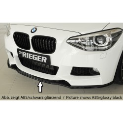 Rieger lipa pod predný nárazník pro BMW rad 1 F20, F21 sedan / 2-dver., sedan / 4-dver. pred faceliftom, 09/11-03/2015, 09/12-03/2015, plast ABS bez povrchovej úpravy