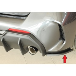 Rieger spoiler pod zadný nárazník na pravé straně pro BMW rad 1 F40 hatchback / 4-dr. r.v. 07/19-, plast ABS bez povrchovej úpravy