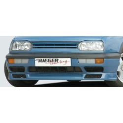 Rieger spojler pod predný nárazník pre Volkswagen Golf 3 3-dver., 5-dver., kabriolet, plast ABS bez povrchovej úpravy