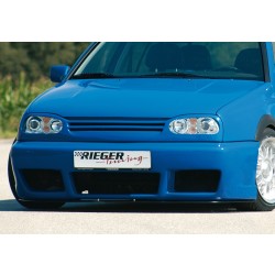 Rieger kompletný predný nárazník RS4-Look pro Volkswagen Golf 3 3-dver., 5-dver., combi, kabriolet, plast ABS bez povrchovej úpravy, bez rebrovania a výřezu pro blinkry