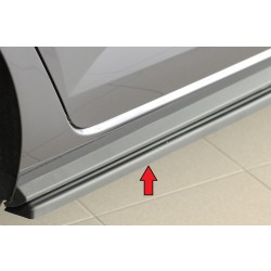 Rieger spoiler pod bočný prah mont. strana pravá pro Volkswagen Polo AW 5-dver., r.v. 06/21-, plast ABS bez povrchovej úpravy