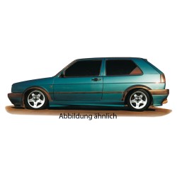 Rieger bočný prah mont. strana ľavá pro Volkswagen Golf 2 5-dver., r.v. 83-91, plast ABS bez povrchovej úpravy, s GTI výřezem