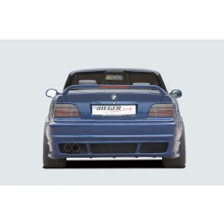 Rieger kompletní zadný nárazník E46-Look pro BMW rad 3 E36 kabriolet, kupé, sedan, touring, plast ABS bez povrchovej úpravy, pre vozidlá bez parkovacieho asistenta (PDC)