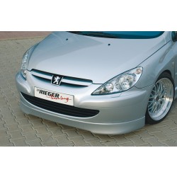 Rieger spojler pod predný nárazník pre Peugeot 307 break, combi, convertible CC, sedan pred faceliftom, r.v. 04/01-04/05, plast ABS bez povrchovej úpravy