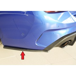 Rieger spoiler pod zadný nárazník na levé straně pro BMW rad 3 G20 sedan r.v. 03/19-, plast ABS bez povrchovej úpravy
