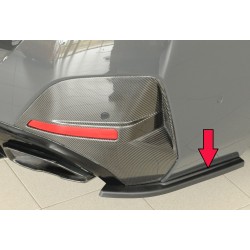 Rieger spoiler pod zadný nárazník na pravé straně pro BMW i4 G26 G4C gran coupe (5-dver.) r.v. 11/21-, plast ABS bez povrchovej úpravy