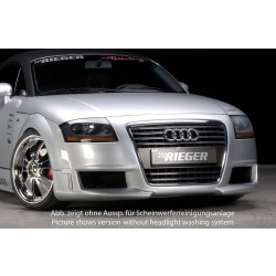 Rieger kompletný predný nárazník R-Frame pro Audi TT 8N kupé, roadster, plast ABS bez povrchovej úpravy, pro vozy: s ostrekovačmi svetlometov