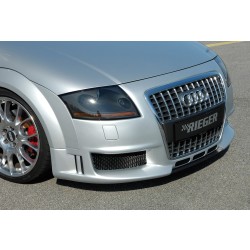 Rieger kompletný predný nárazník R-Frame pro Audi TT 8N kupé, roadster, plast ABS bez povrchovej úpravy, s rebrovaním, pro vozy s ostrekovačmi svetlometov