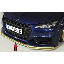 Rieger lipa pod predný nárazník pro Audi TT 8J-FV, 8S kupé, roadster vr. faceliftu, 07/14-08/18, 09/18-, plast ABS bez povrchovej úpravy