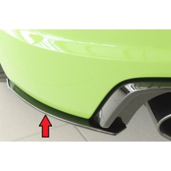 Rieger spoiler pod zadný nárazník na levé straně pro Audi TT RS 8J, 8J1-FV, 8S kupé, roadster pred faceliftom r.v. 05/16-08/18, plast ABS bez povrchovej úpravy