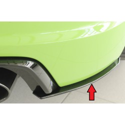 Rieger spoiler pod zadný nárazník na pravé straně pro Audi TT RS 8J, 8J1-FV, 8S kupé, roadster pred faceliftom r.v. 05/16-08/18, plast ABS bez povrchovej úpravy