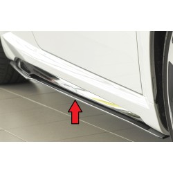 Rieger spoiler pod bočný prah mont. strana pravá pro Audi TT 8J-FV, 8S kupé, roadster po faceliftu, r.v. 09/18-, plast ABS bez povrchovej úpravy