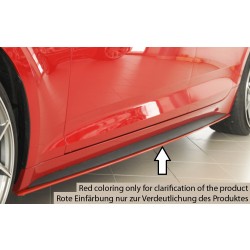 Rieger spoiler pod bočný prah mont. strana ľavá pro Audi A5 B9, F5 Sportback pred faceliftom, r.v. 07/16-12/19, plast ABS bez povrchovej úpravy
