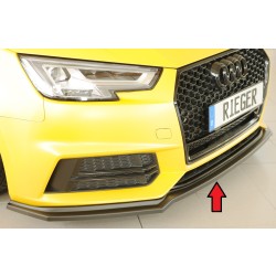 Rieger lipa pod predný nárazník pro Audi A4 B9, F4 avant, 08/15-07/18, plast ABS bez povrchovej úpravy